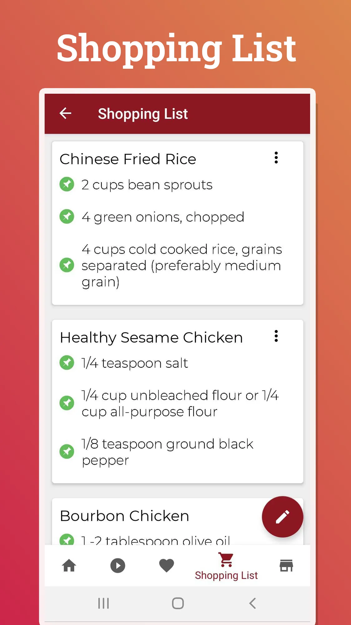 Asian Recipes | Indus Appstore | Screenshot