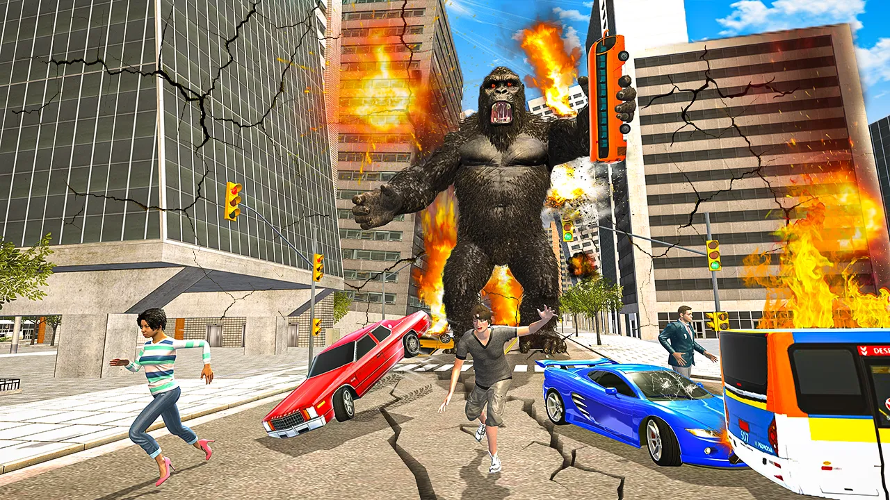 Bigfoot Monster Kong Rampage | Indus Appstore | Screenshot