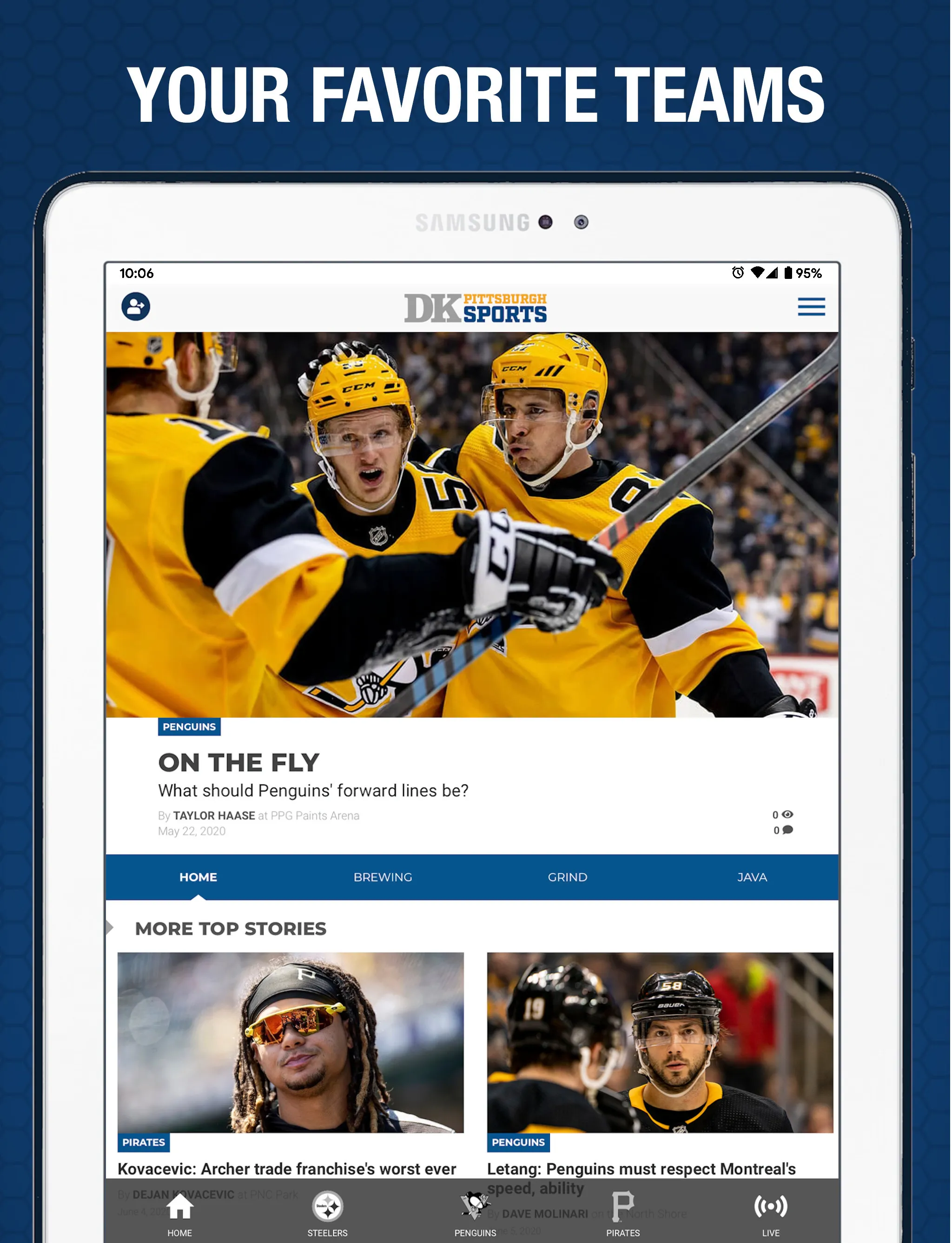 DK Pittsburgh Sports | Indus Appstore | Screenshot