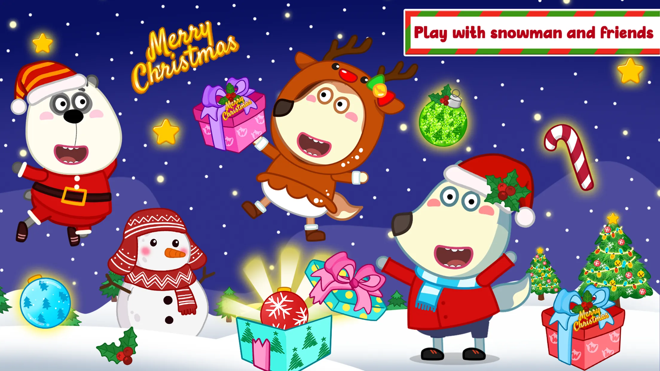 Wolfoo's Christmas Decoration | Indus Appstore | Screenshot