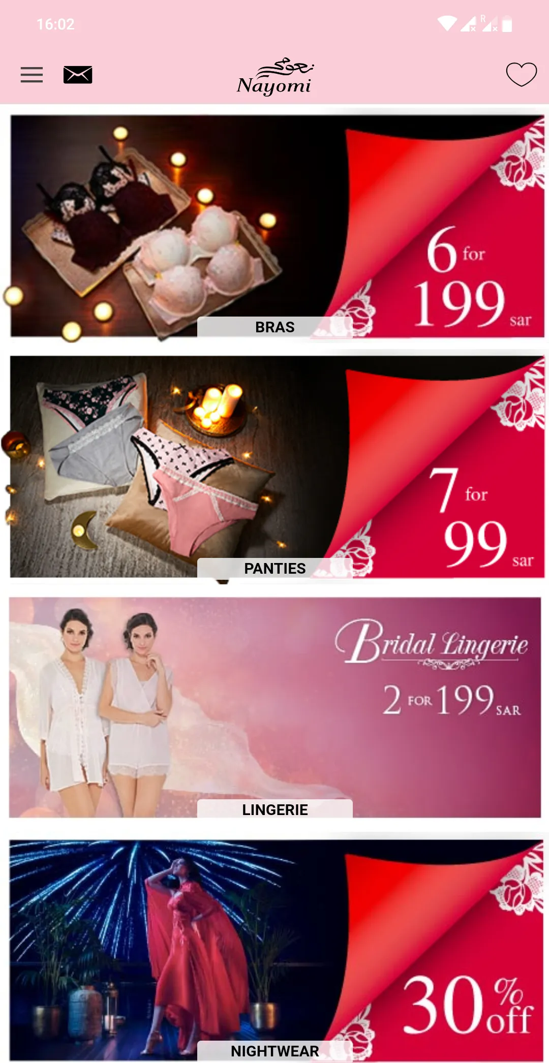 Nayomi Lingerie | Indus Appstore | Screenshot