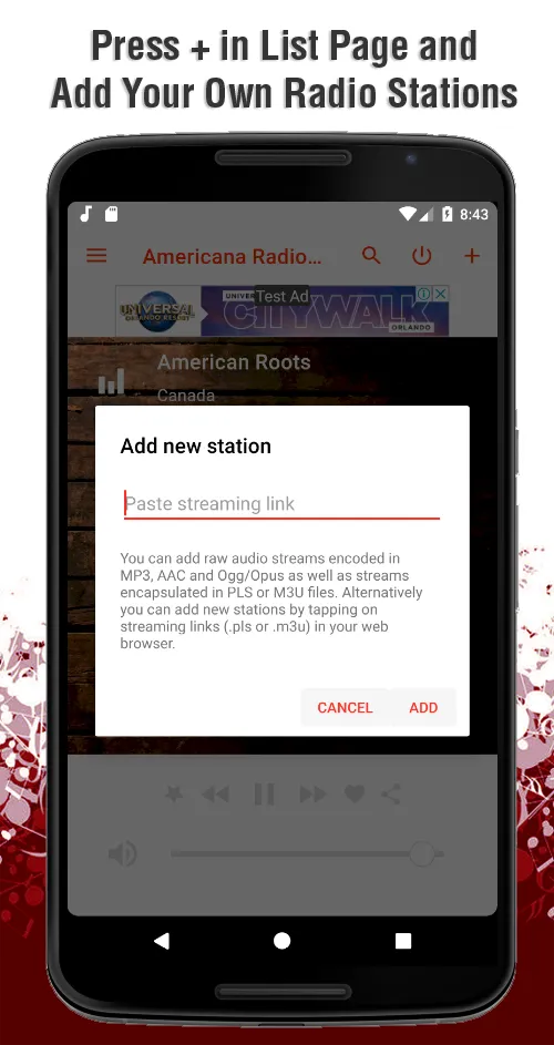 Americana Radio Stations 2.0 | Indus Appstore | Screenshot