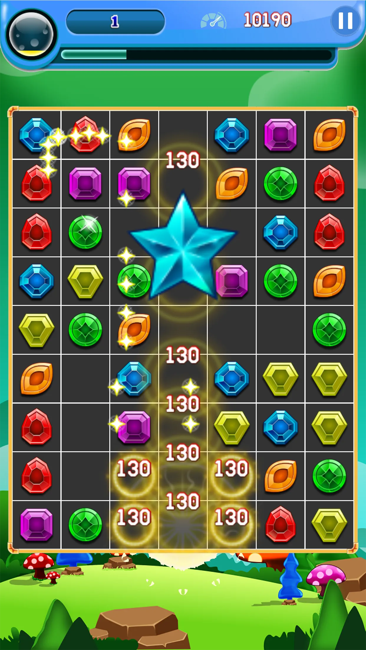 Magic Gems - Match 3 Puzzles | Indus Appstore | Screenshot