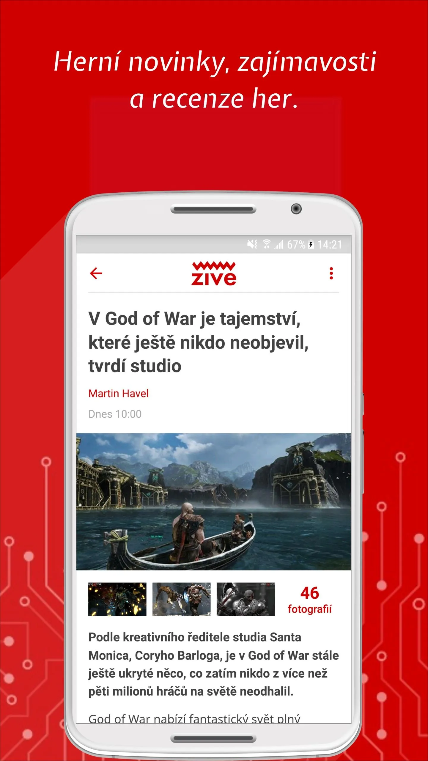 Živě.cz | Indus Appstore | Screenshot