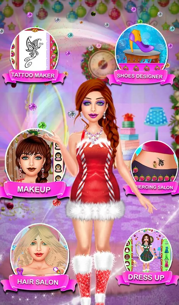 Christmas Makeup Dressup Games | Indus Appstore | Screenshot