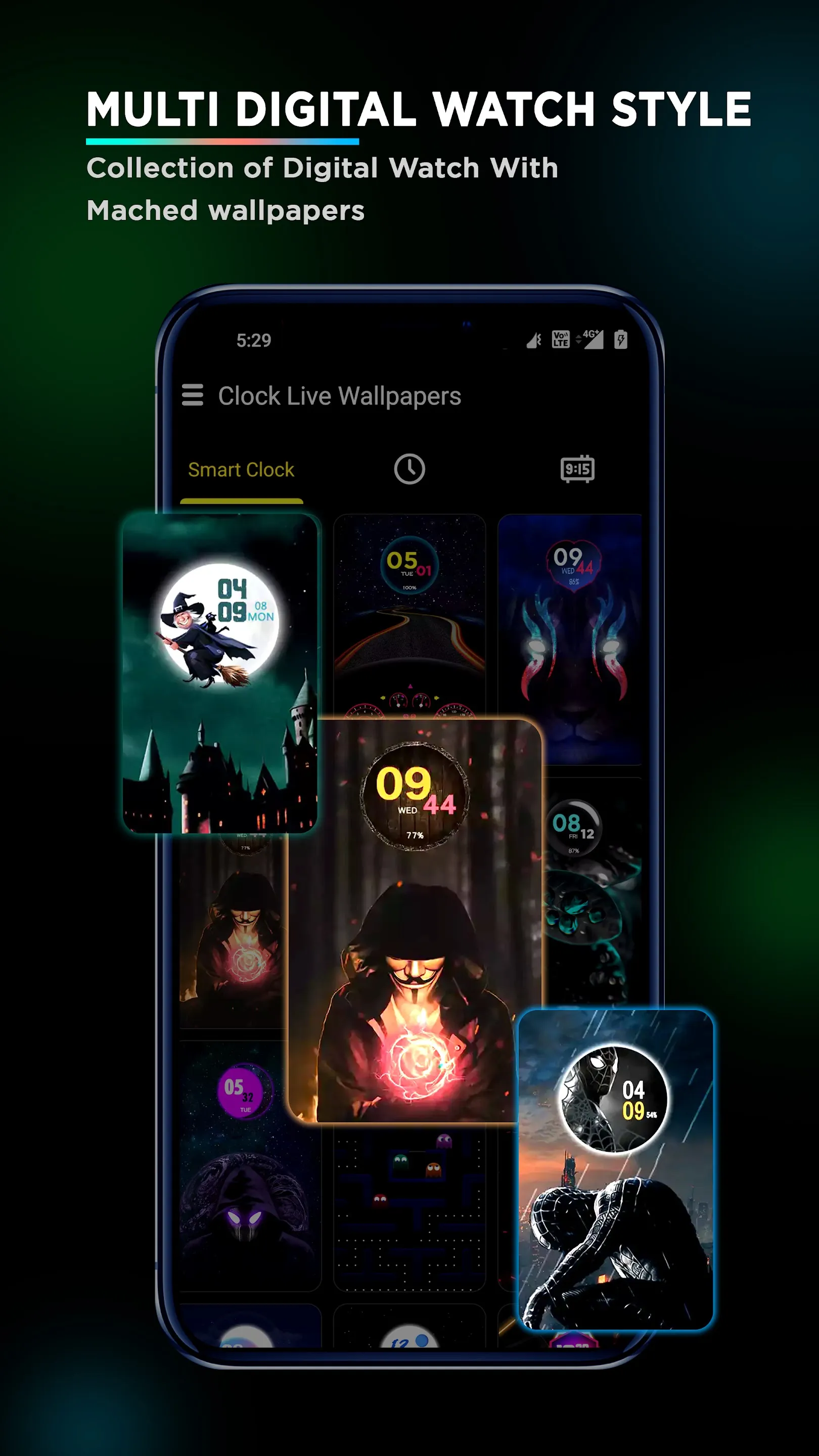 Smart Watch - Clock Wallpaper | Indus Appstore | Screenshot