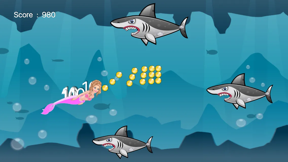 Shark Dash Mermaid | Indus Appstore | Screenshot