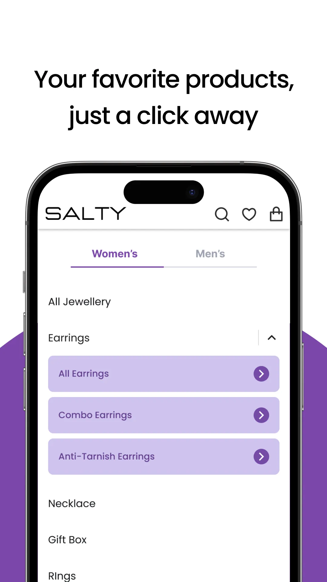 SALTY Online Fashion Jewellery | Indus Appstore | Screenshot