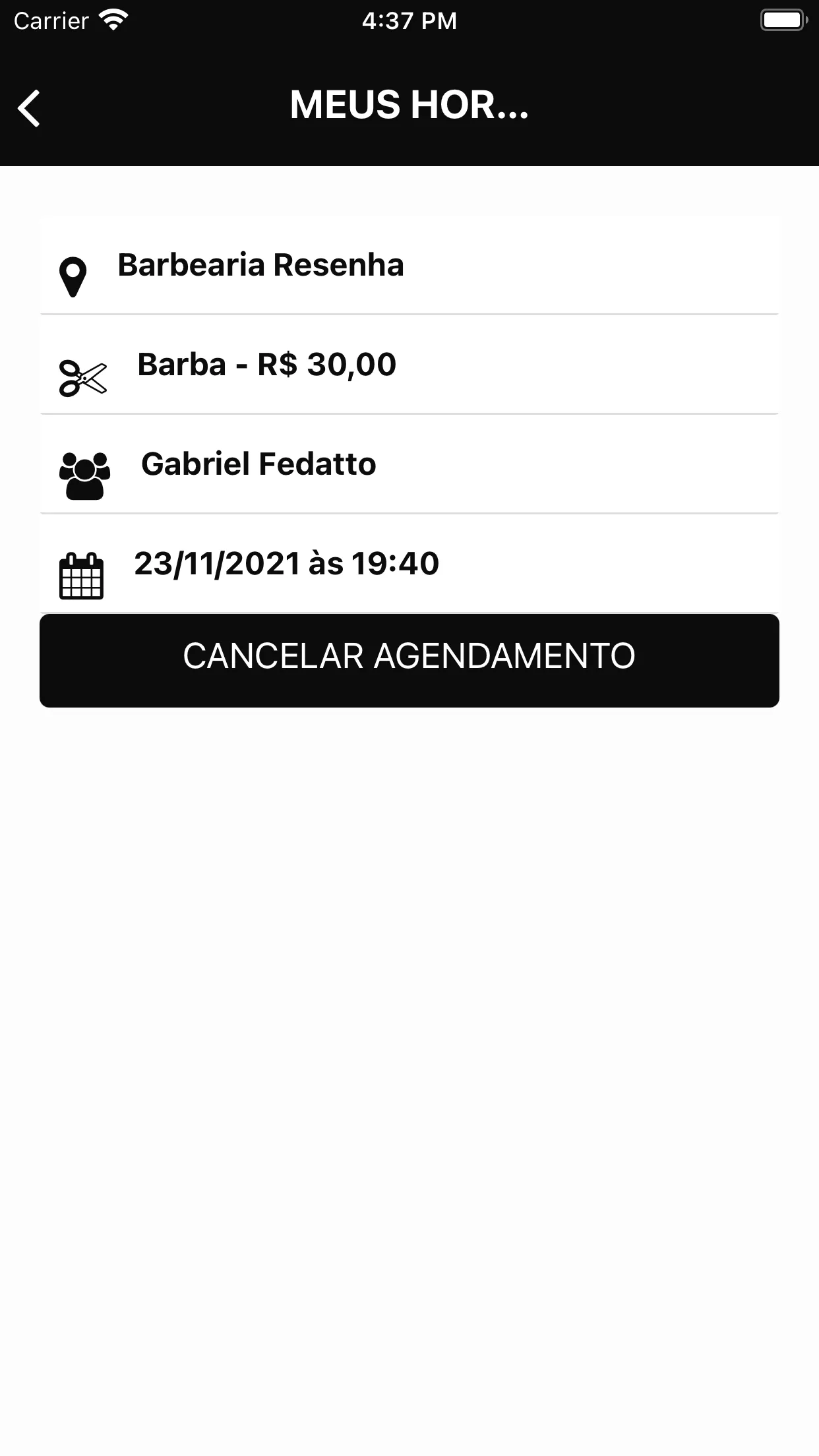 Barbearia Resenha | Indus Appstore | Screenshot