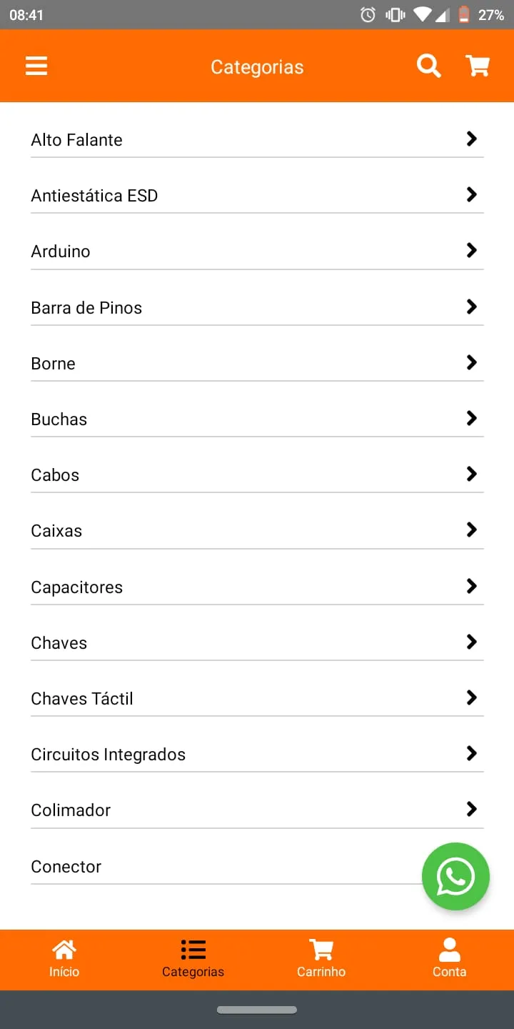 Achei Componentes Eletrônicos | Indus Appstore | Screenshot