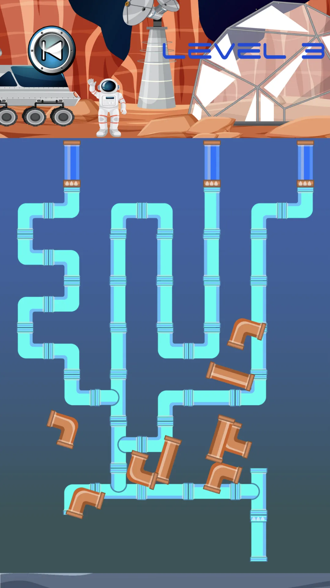 Space Pipes Connect Puzzle | Indus Appstore | Screenshot