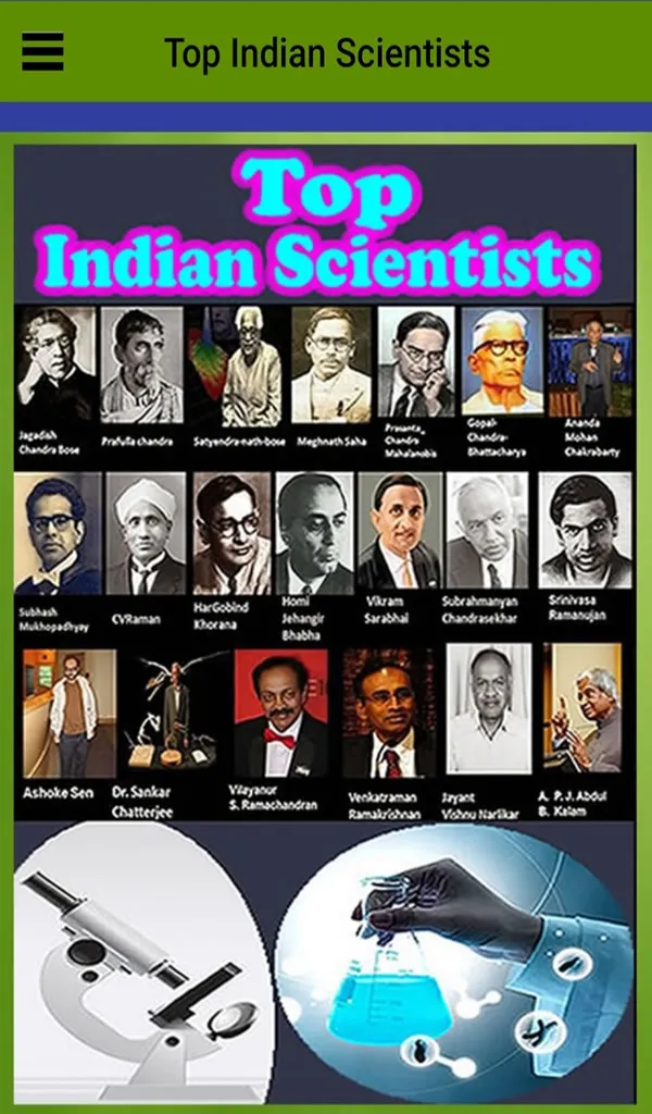 Top Indian Scientists | Indus Appstore | Screenshot