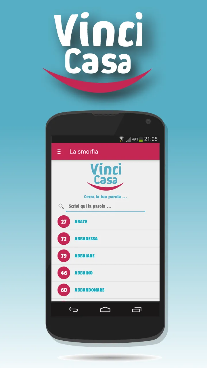 Estrazioni di VinciCasa | Indus Appstore | Screenshot