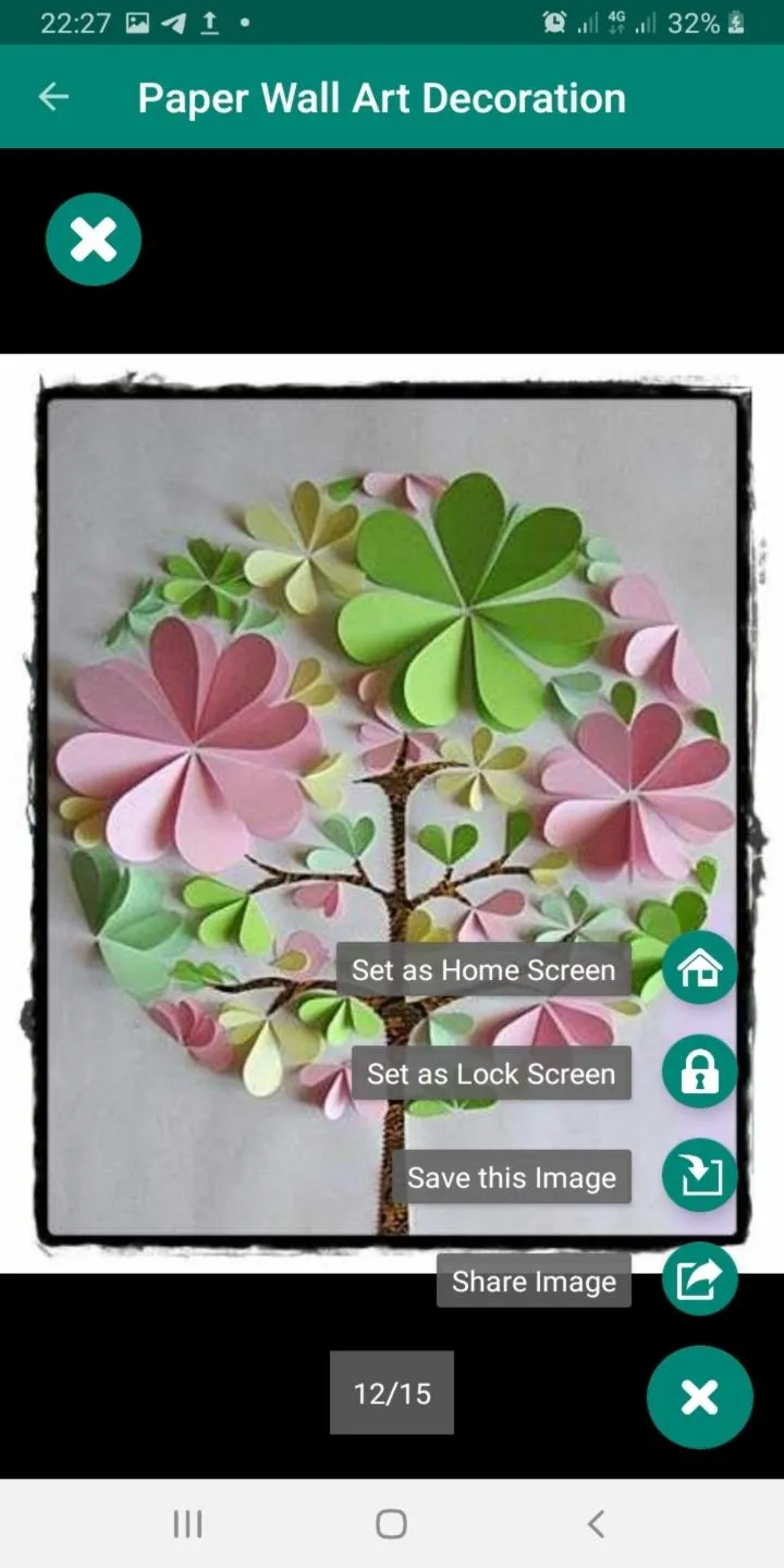 Paper Wall Art Decoration Idea | Indus Appstore | Screenshot