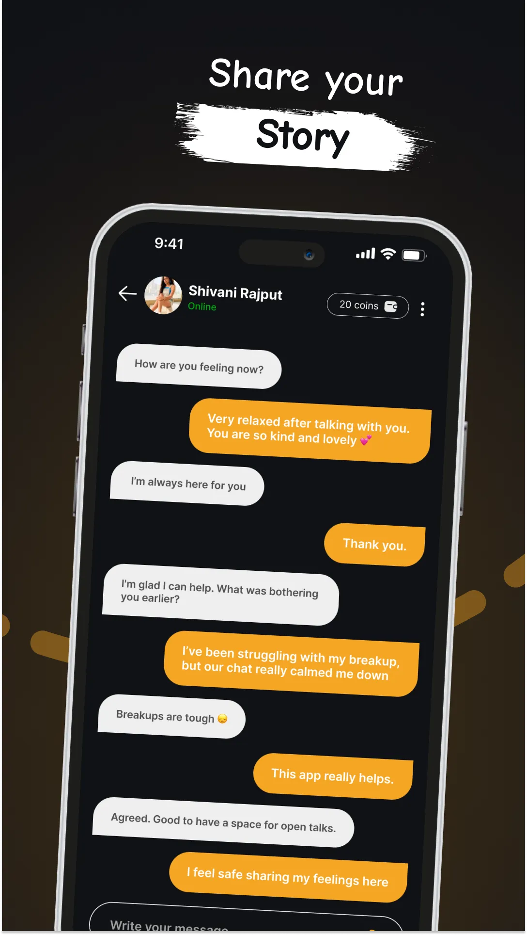Trust Thread : Emotional Help | Indus Appstore | Screenshot