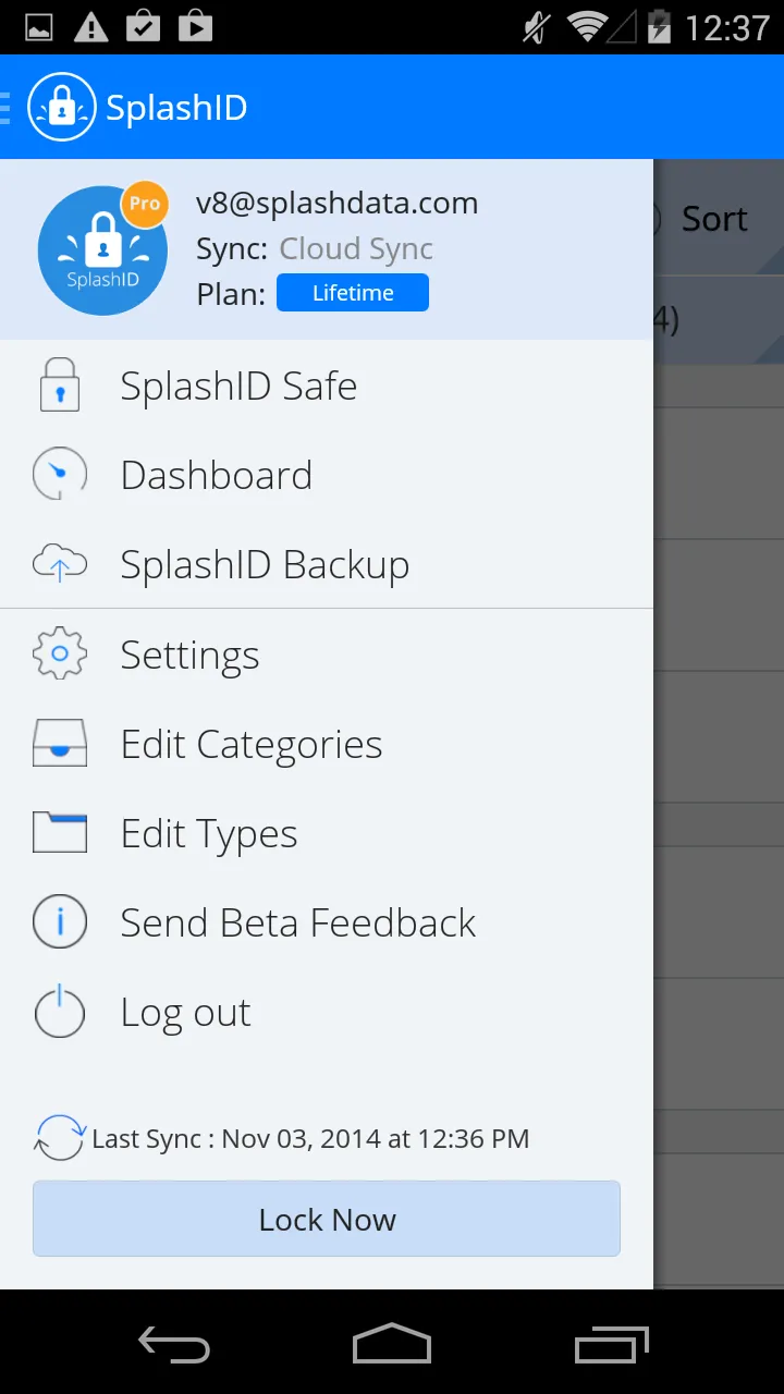 SplashID Safe Password Manager | Indus Appstore | Screenshot