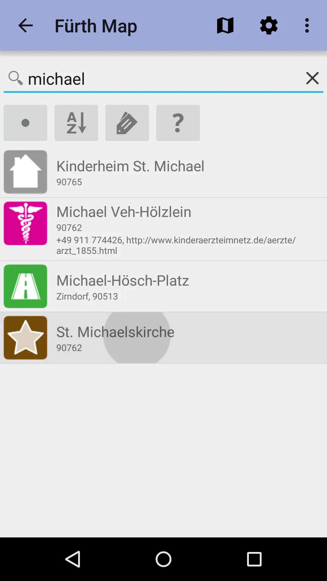 Fürth Offline City Map | Indus Appstore | Screenshot