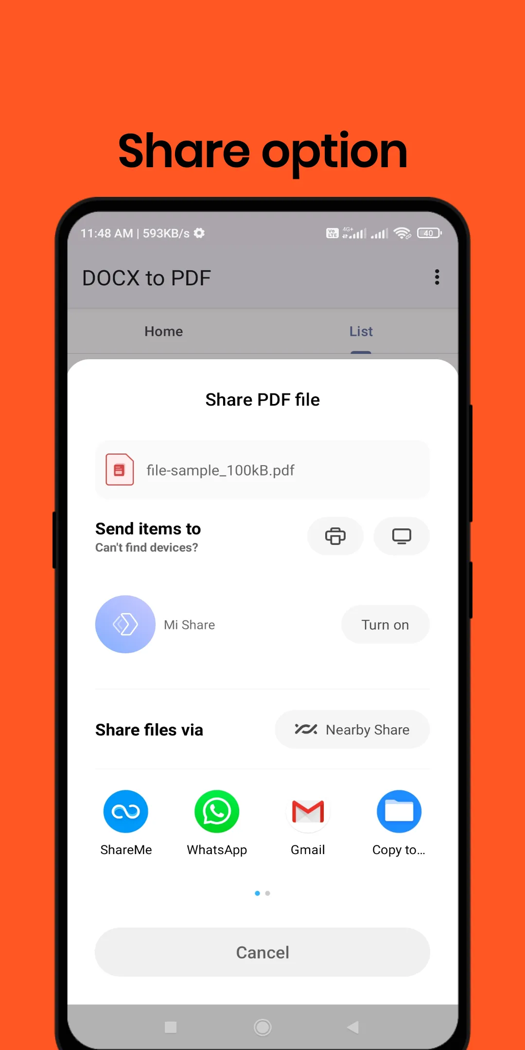 Docx to PDF Converter | Indus Appstore | Screenshot