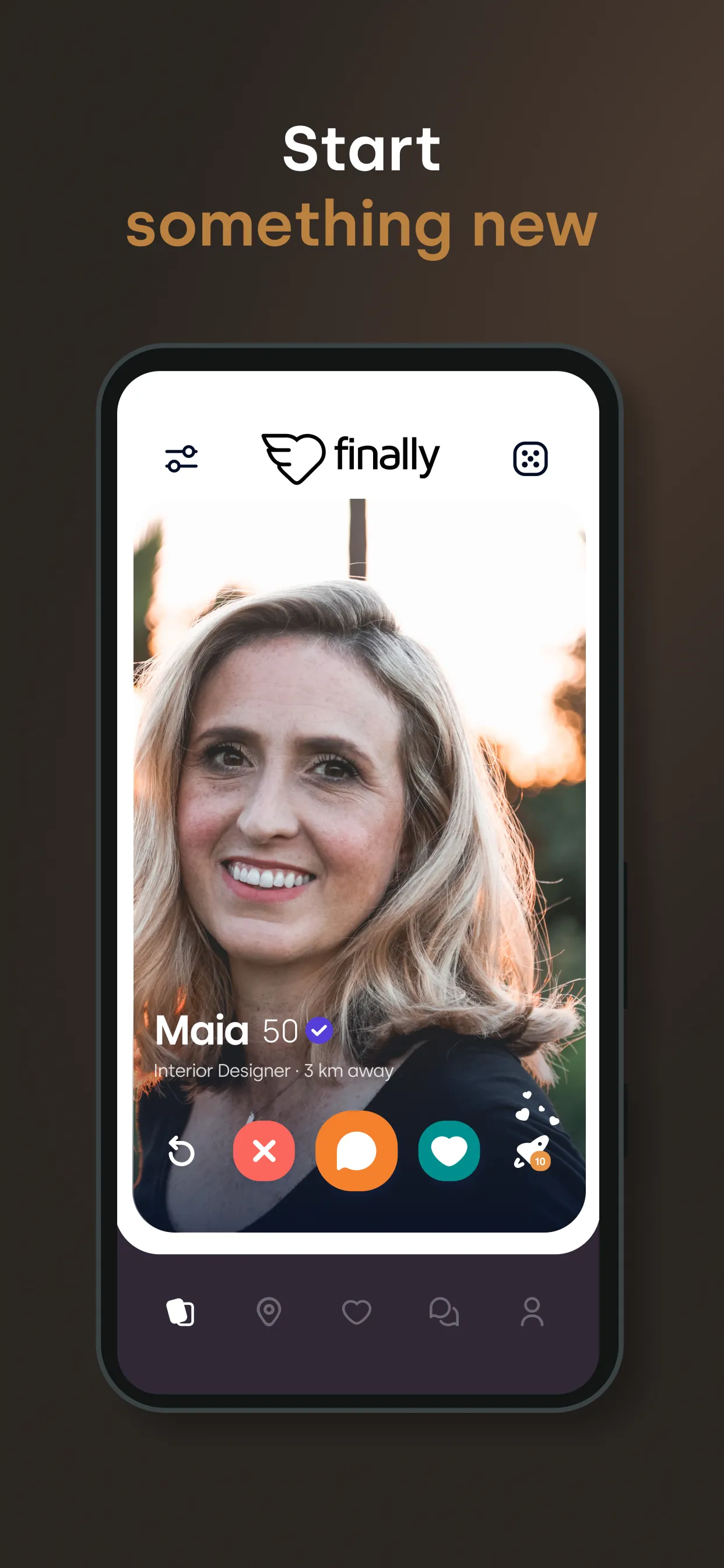 FINALLY: Mature singles dating | Indus Appstore | Screenshot