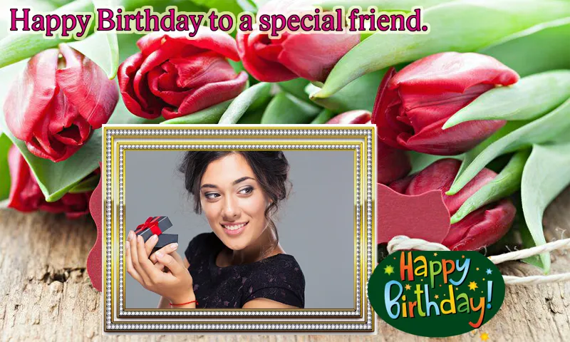 Birthday Photo Frame | Indus Appstore | Screenshot