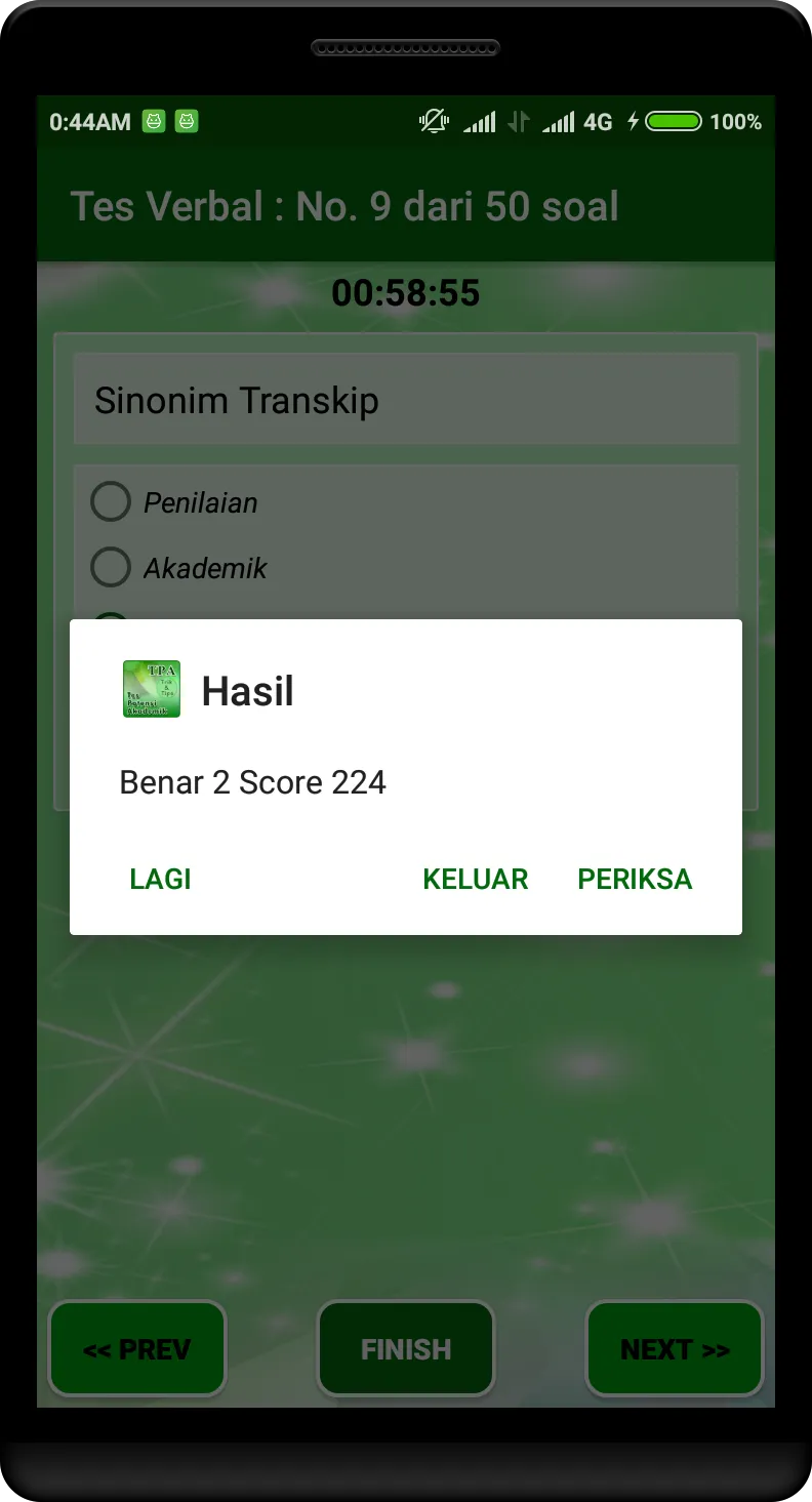 Tes Potensi Akademik (TPA) | Indus Appstore | Screenshot