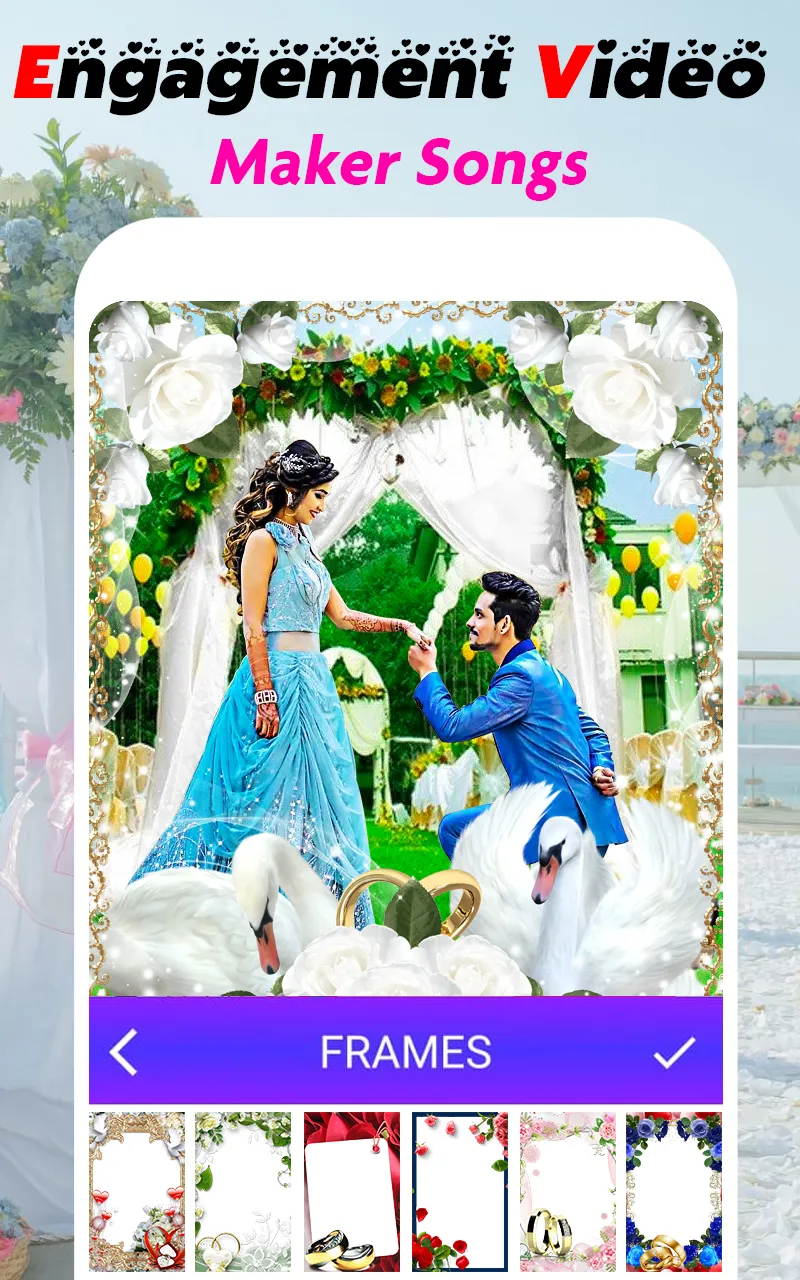 Engagement video maker songs | Indus Appstore | Screenshot