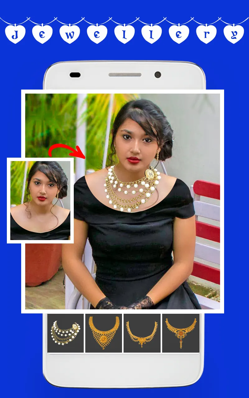 Jewellery photo editor frames | Indus Appstore | Screenshot