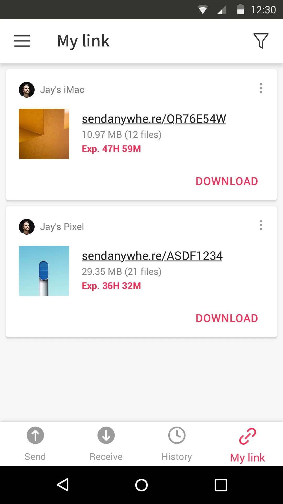 Send Anywhere (File Transfer) | Indus Appstore | Screenshot