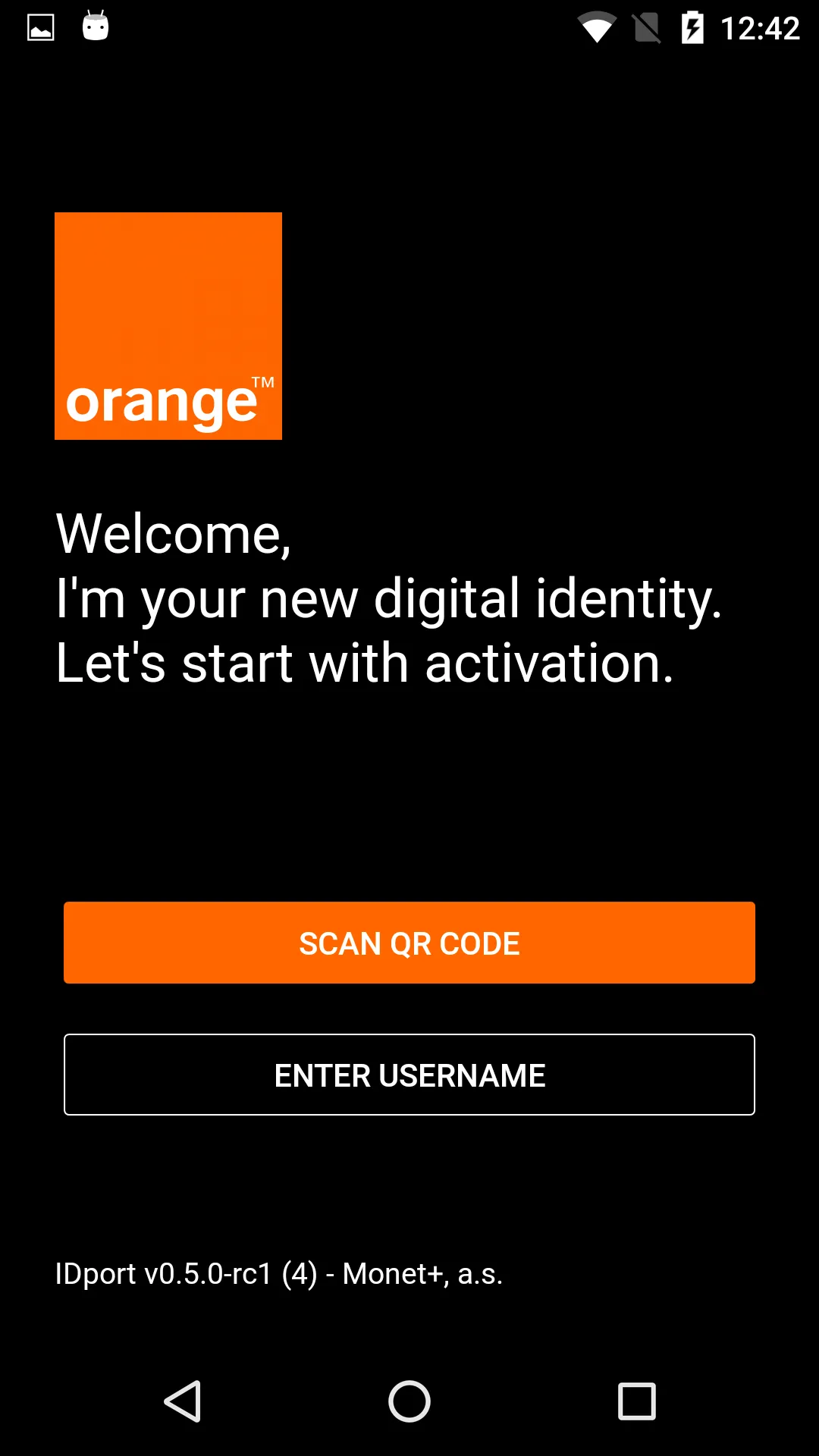 Orange Authenticator | Indus Appstore | Screenshot