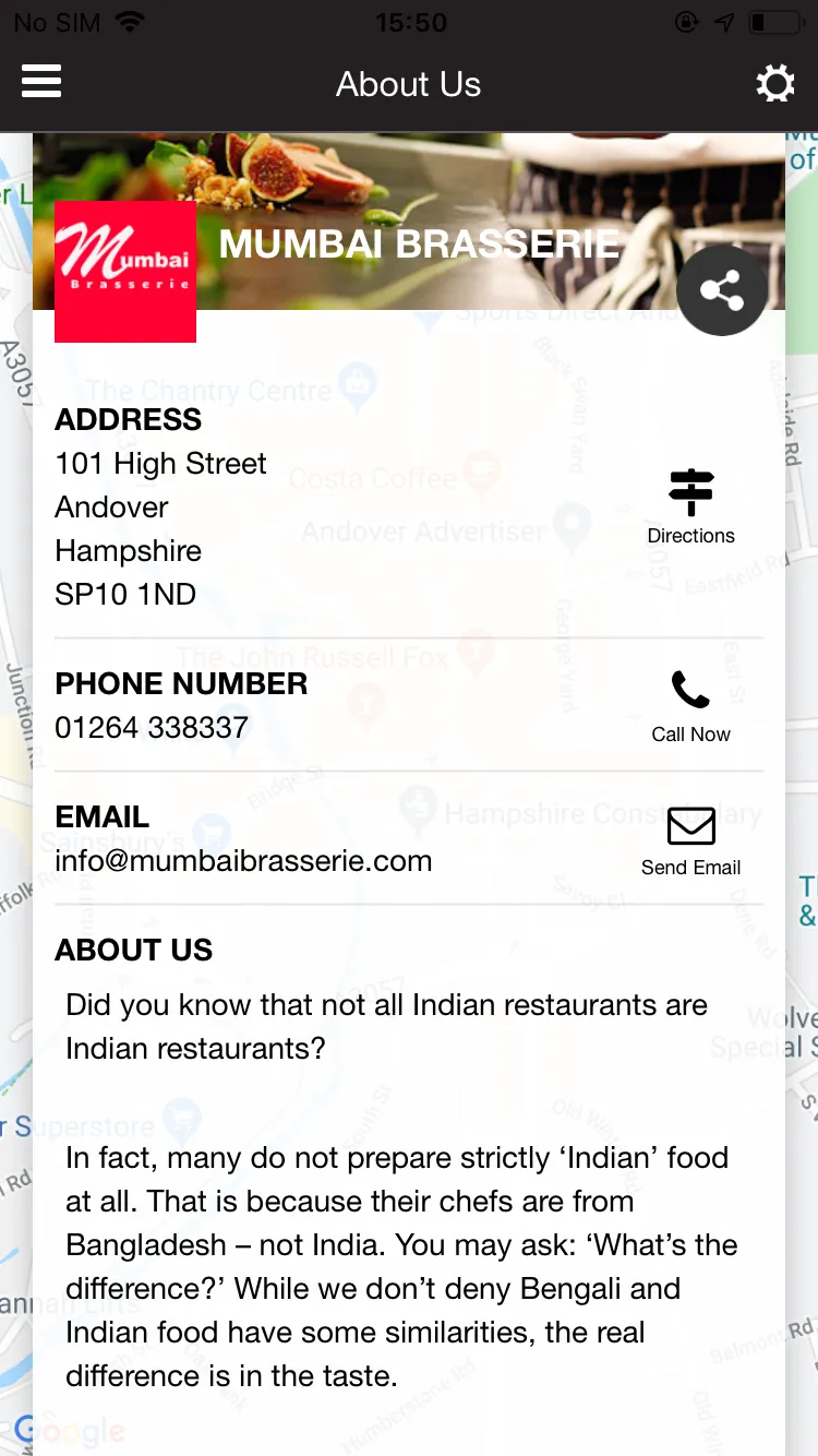 Mumbai Brasserie | Indus Appstore | Screenshot