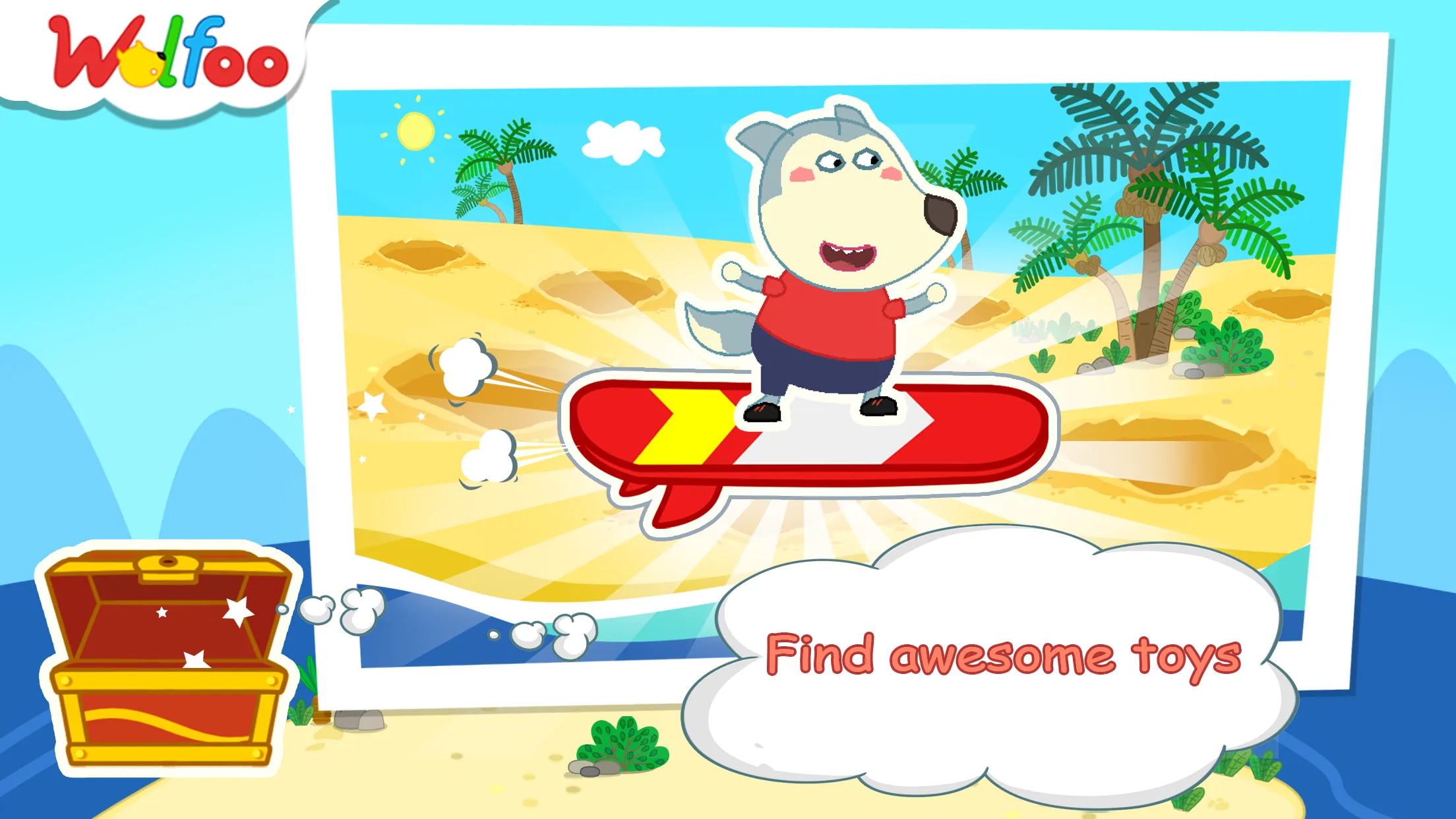 Wolfoo's treasure hunt | Indus Appstore | Screenshot