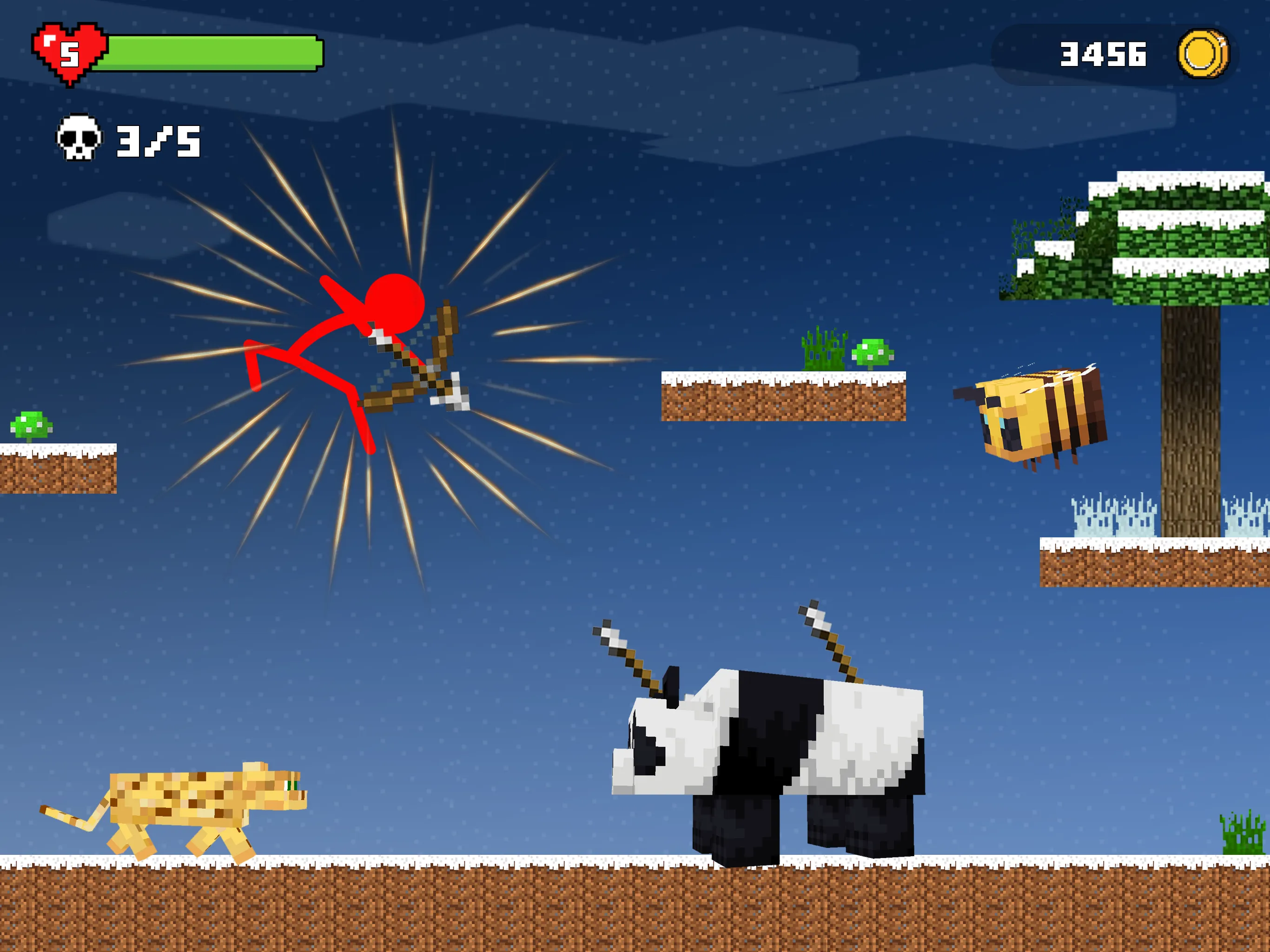 Stickman Battle in Craft World | Indus Appstore | Screenshot