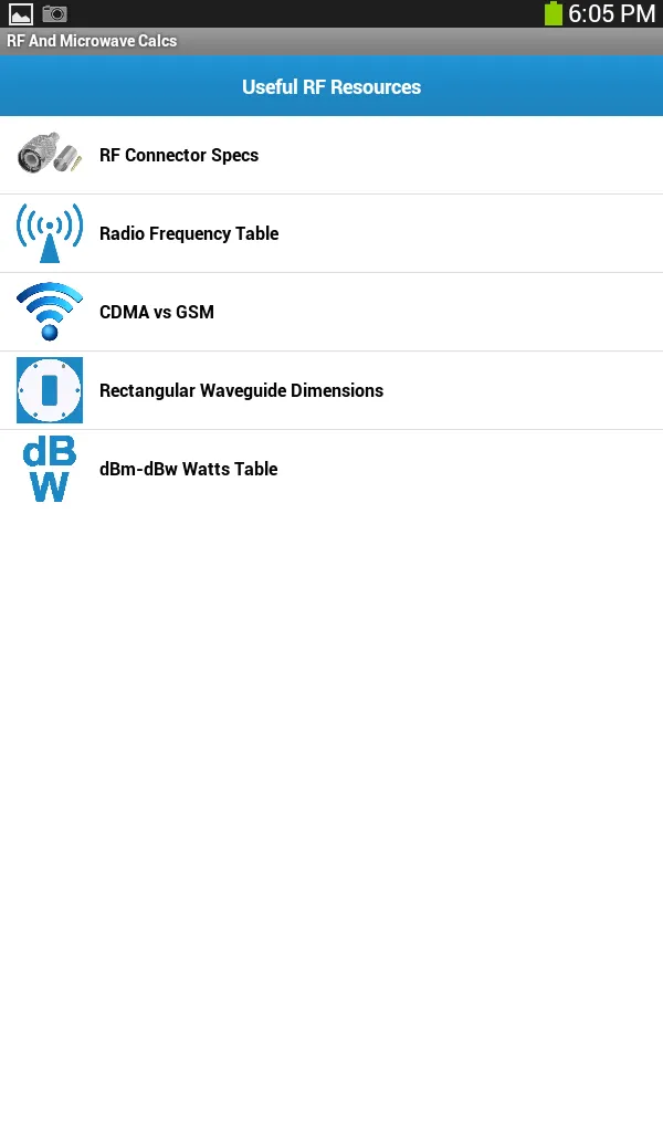 RF And Microwave Calcs | Indus Appstore | Screenshot