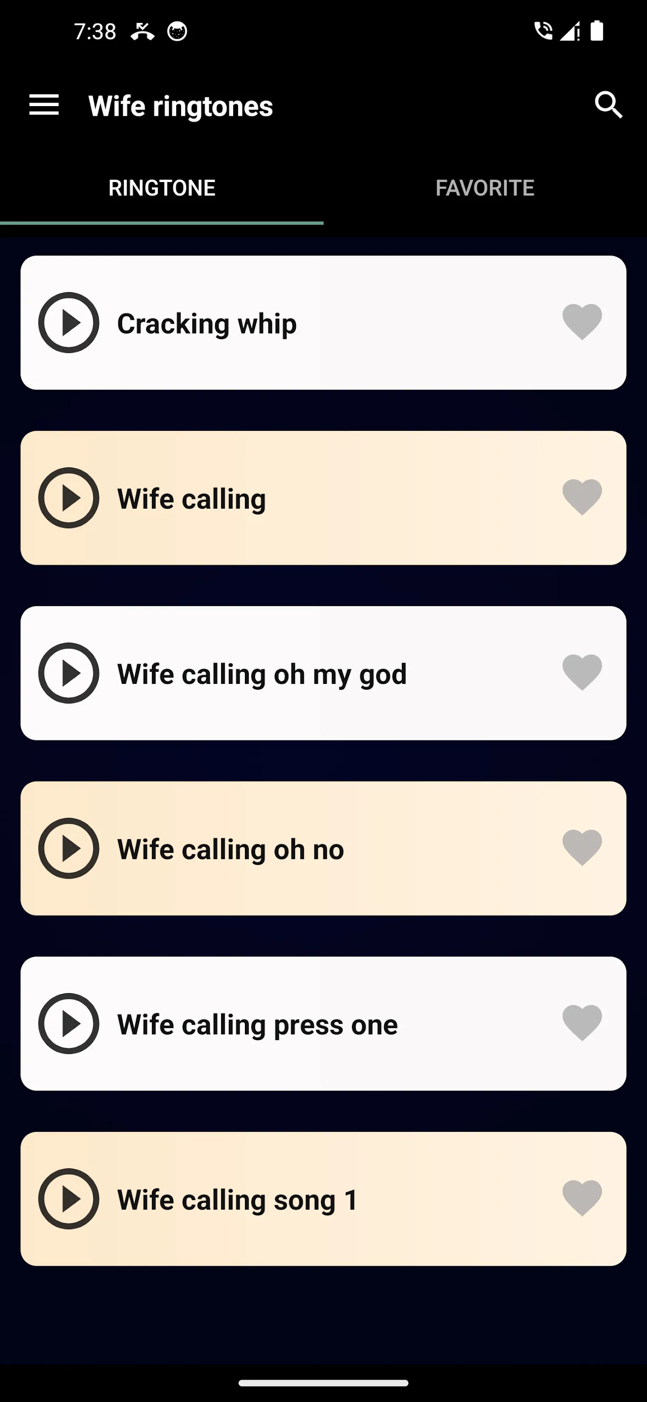 Wife ringtones | Indus Appstore | Screenshot