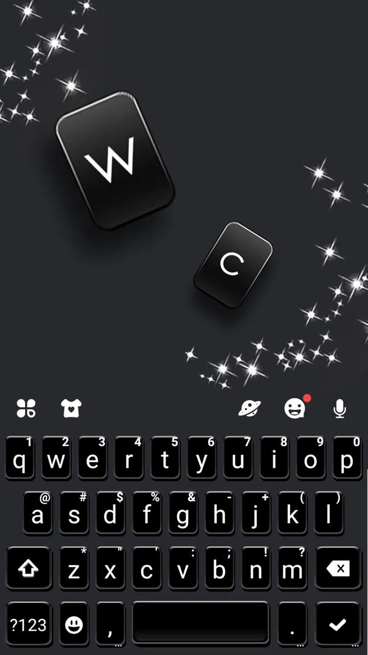 All Black SMS Theme | Indus Appstore | Screenshot