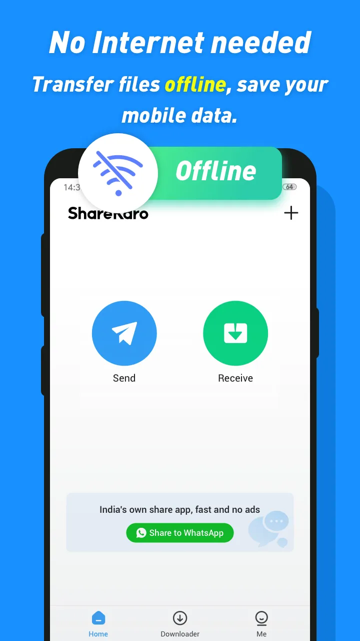 ShareKaro:File Share & Manager | Indus Appstore | Screenshot
