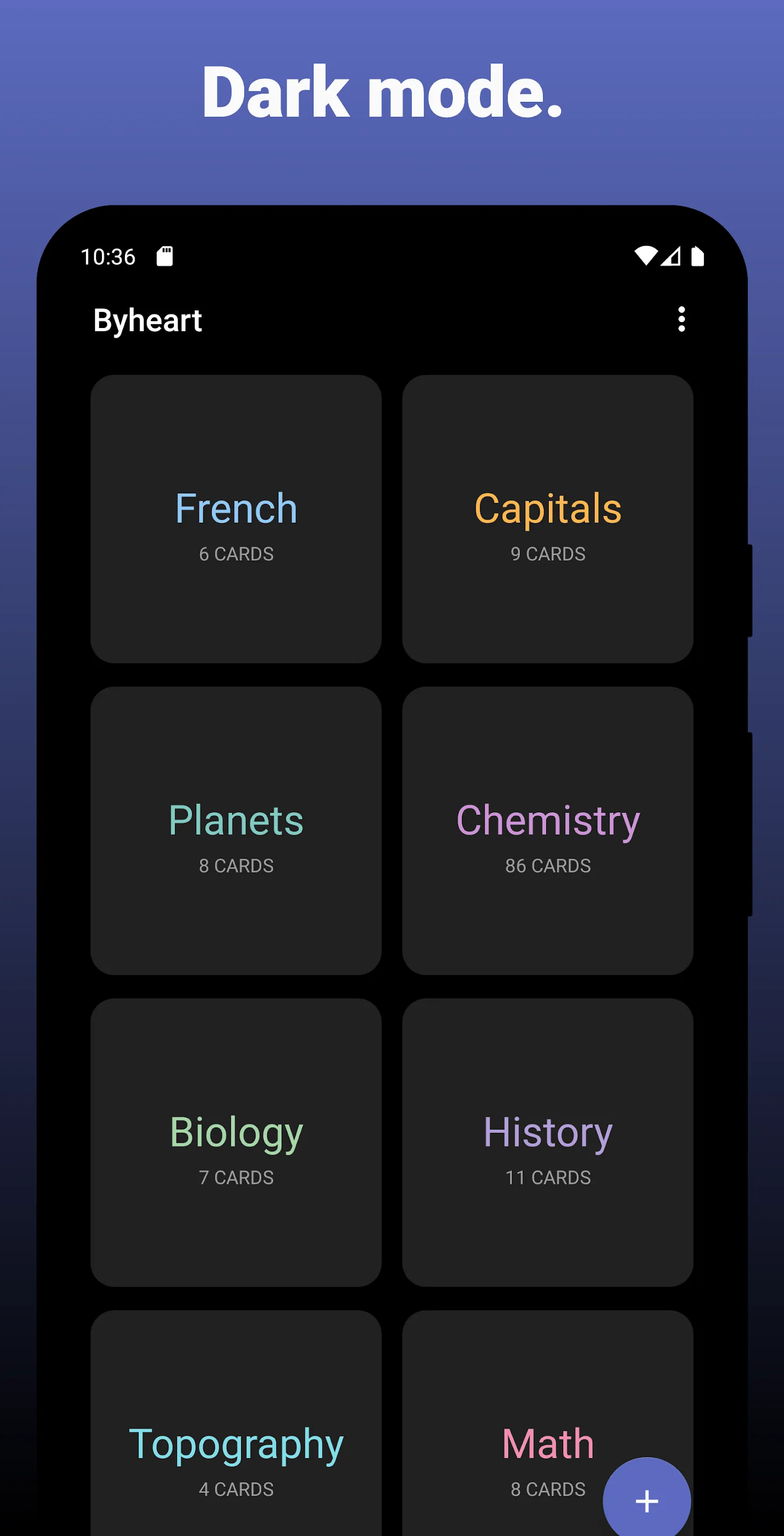 Byheart - Offline flashcards | Indus Appstore | Screenshot