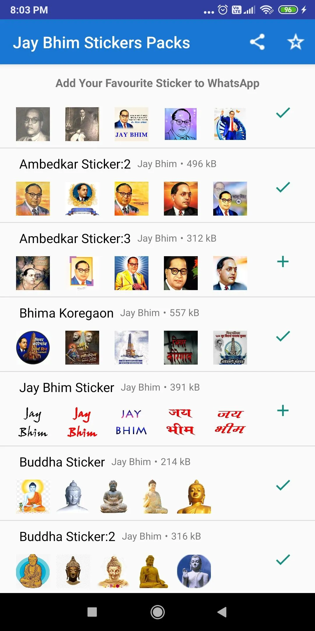 Jay Bhim Stickers For WhatsApp | Indus Appstore | Screenshot