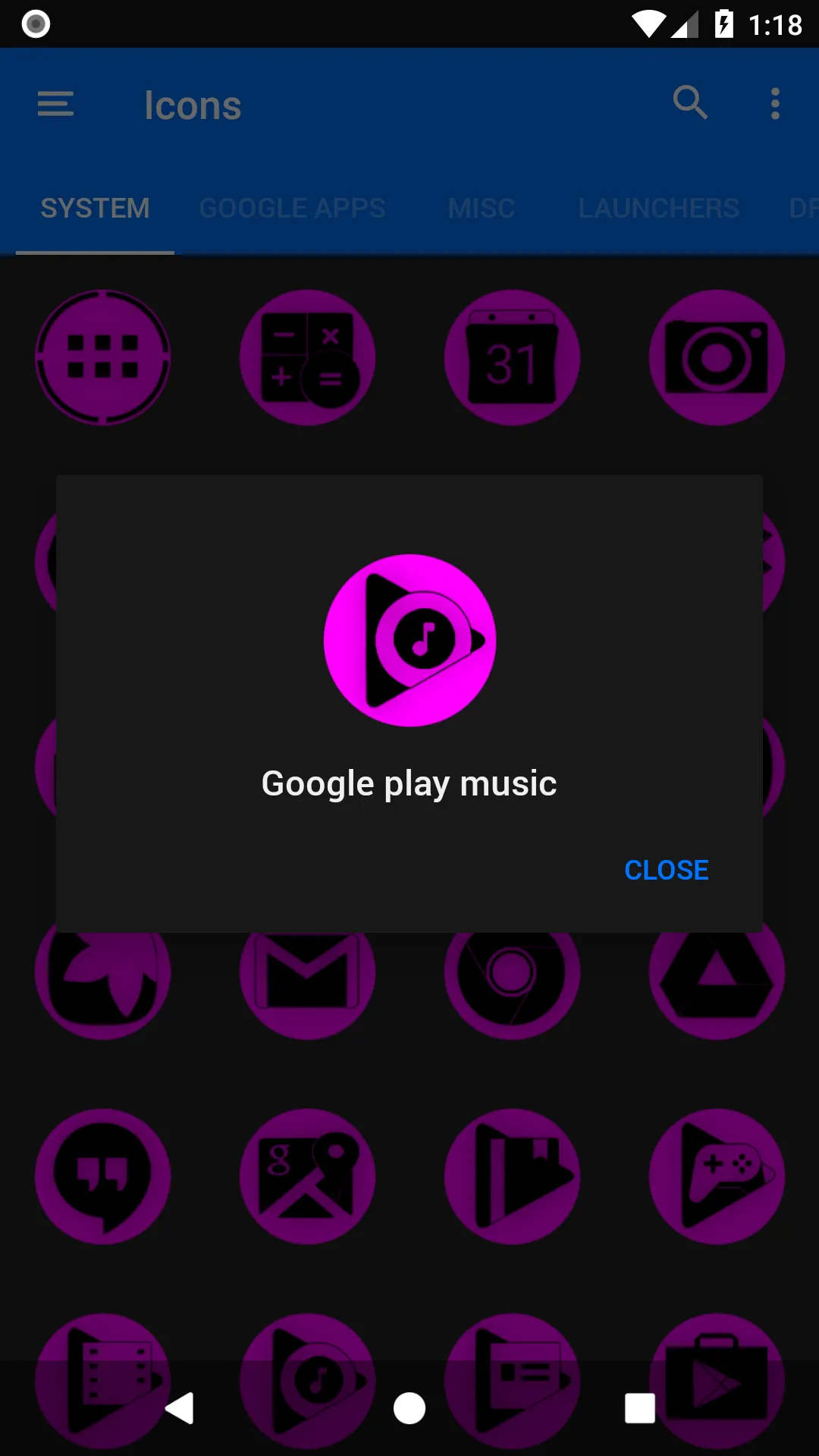 Oreo Magenta Icon Pack P2 | Indus Appstore | Screenshot