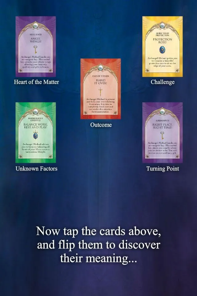 Archangel Michael Oracle Deck | Indus Appstore | Screenshot