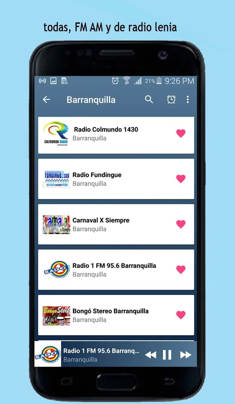 Radios de Barranquilla | Indus Appstore | Screenshot