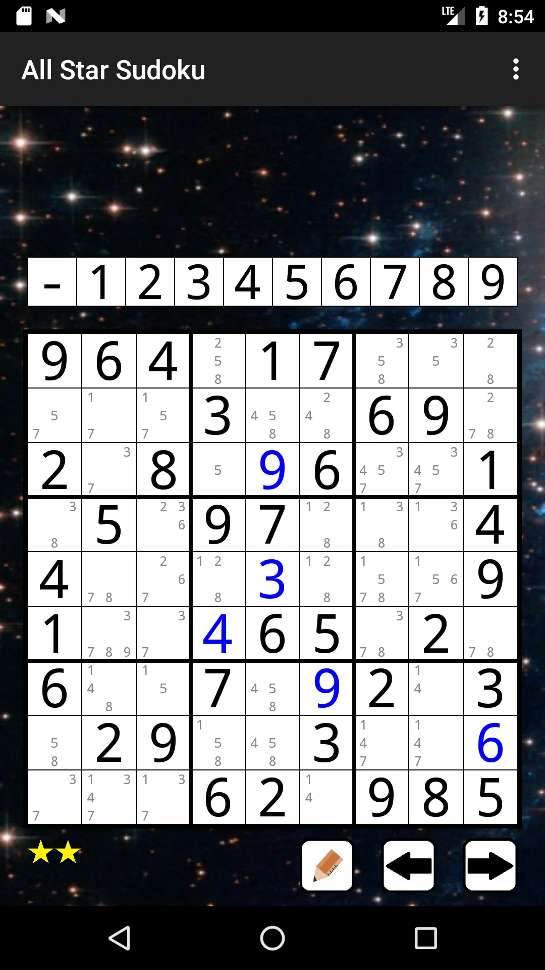 All Star Sudoku | Indus Appstore | Screenshot