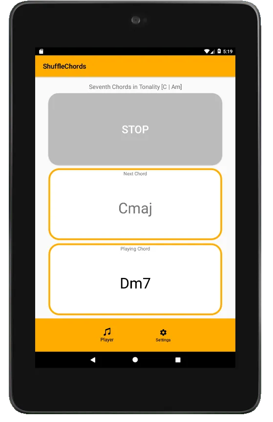 Shuffle Chords | Indus Appstore | Screenshot