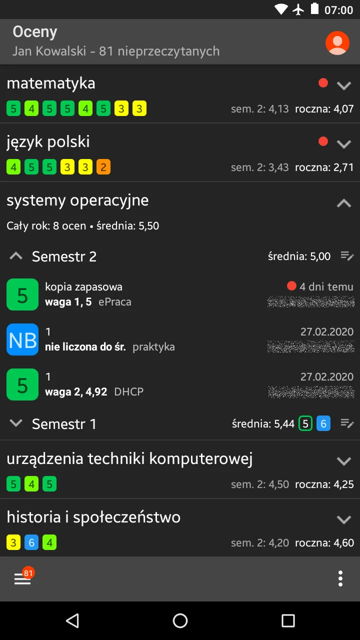 Szkolny.eu - E-dziennik | Indus Appstore | Screenshot