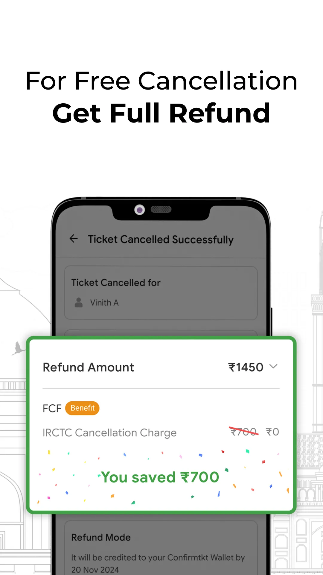 ConfirmTkt: Train Booking App | Indus Appstore | Screenshot