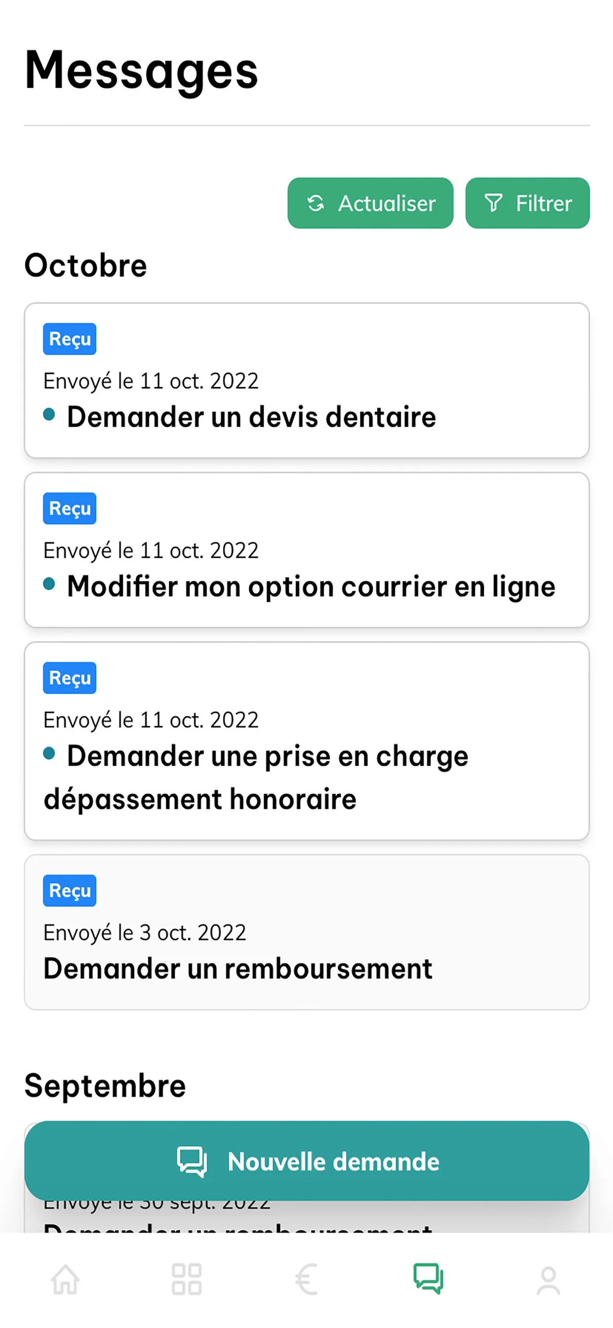 Mutuelle de France Samir | Indus Appstore | Screenshot