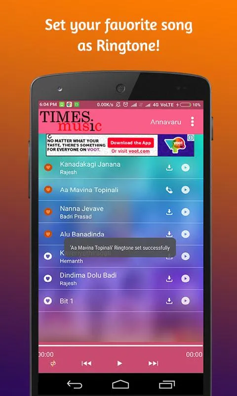 1000 Kannada Movie Songs | Indus Appstore | Screenshot