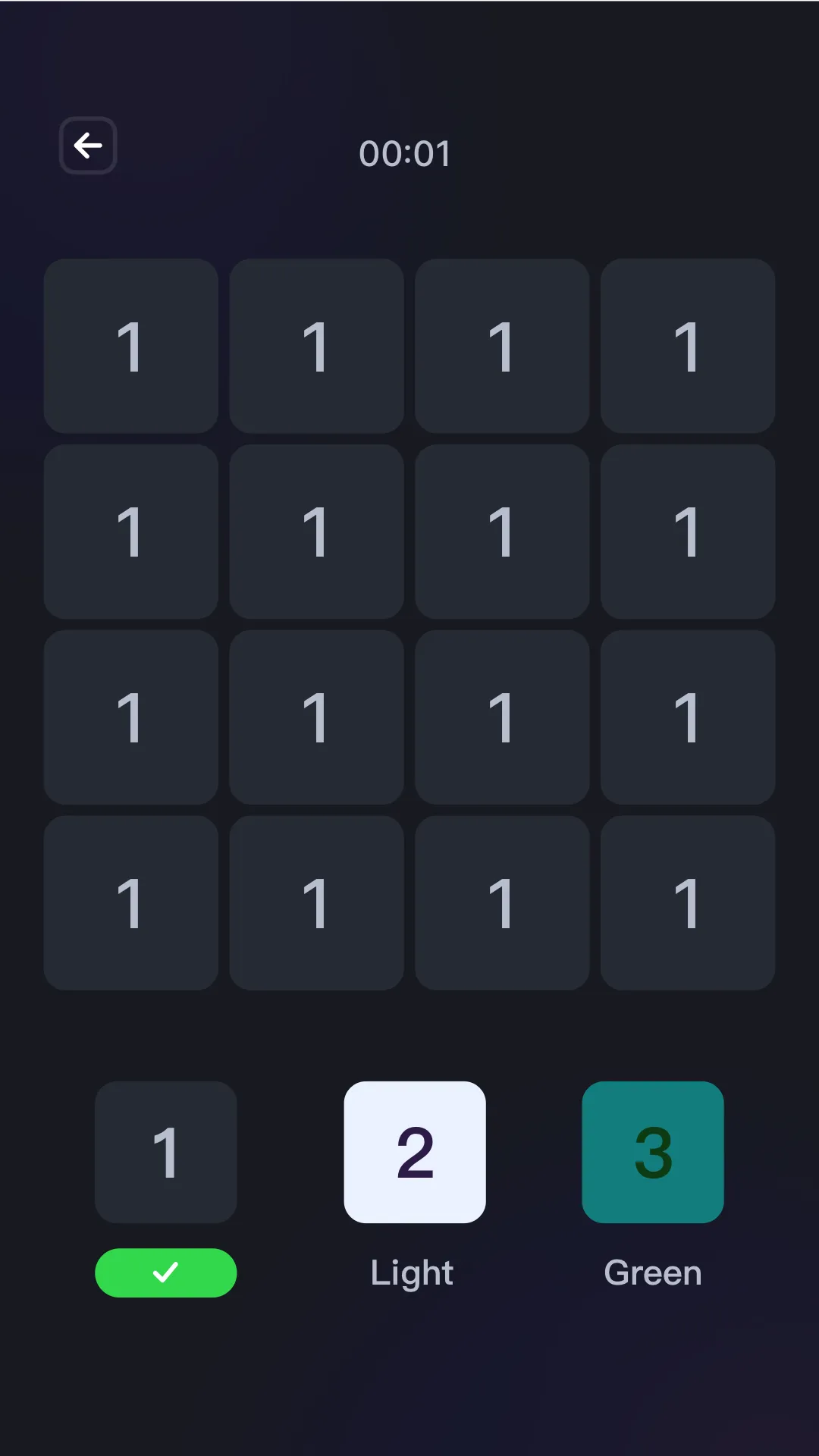 Schulte Table brain reaction | Indus Appstore | Screenshot