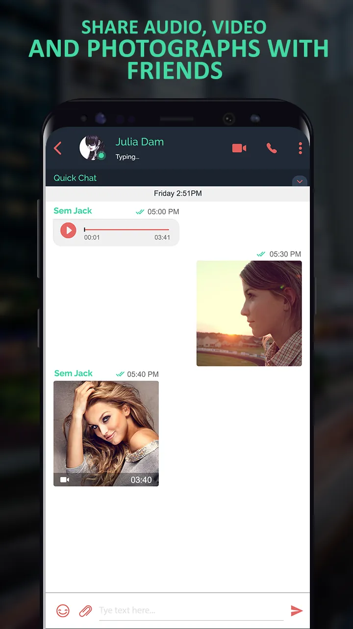 QuickChat | Indus Appstore | Screenshot