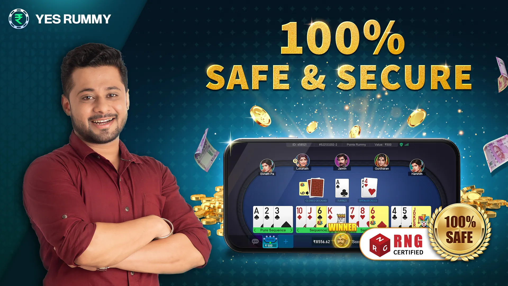 Yes Rummy - Play Cash Rummy | Indus Appstore | Screenshot